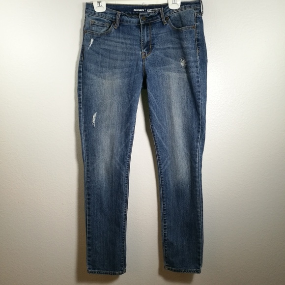 old navy curvy profile skinny jeans